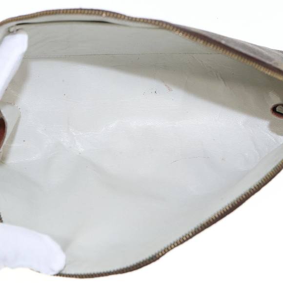 LOUIS VUITTON Monogram Trousse Demi Ronde Cosmetic Pouch M47520 LV Auth 76246 - Picture 10 of 16